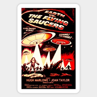 Earth vs The Flying Saucers Sticker